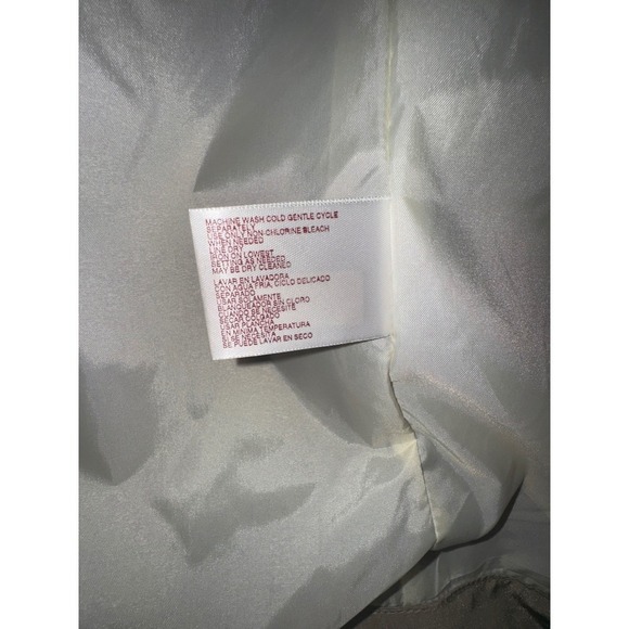 New! Worthington Petite‎ XS Wheat Tan Parka Trench Jacket Belted Drawstring - Picture 9 of 12